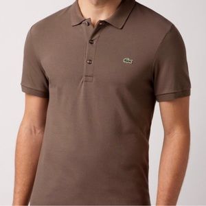 Men’s Lacoste brown polo